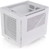 Thermaltake Divider 200 TG Air Snow Micro Micro Tower Hvid, Towerkabinet Hvid, Micro Tower, PC, Hvid, SPCC, Hærdet glas, Spil, Blå, Grøn, Rød