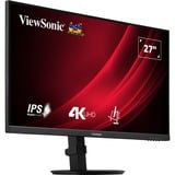 ViewSonic VG Series VG2708-4K computerskærm 68,6 cm (27") 3840 x 2160 pixel 4K Ultra HD LED Sort, LED-skærm Sort (mat), 68,6 cm (27"), 3840 x 2160 pixel, 4K Ultra HD, LED, 4 ms, Sort