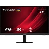 ViewSonic VG Series VG2708-4K computerskærm 68,6 cm (27") 3840 x 2160 pixel 4K Ultra HD LED Sort, LED-skærm Sort (mat), 68,6 cm (27"), 3840 x 2160 pixel, 4K Ultra HD, LED, 4 ms, Sort