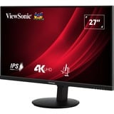 ViewSonic VG Series VG2708-4K computerskærm 68,6 cm (27") 3840 x 2160 pixel 4K Ultra HD LED Sort, LED-skærm Sort (mat), 68,6 cm (27"), 3840 x 2160 pixel, 4K Ultra HD, LED, 4 ms, Sort