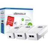 MAGIC 2 WiFi next Multiroom Kit 2400 Mbit/s Ethernet LAN Wi-Fi Hvid 3 stk, PowerLAN
