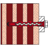 fischer Langskaftet plug HybridPower 10x90 T K, Dyvel Rød/grå