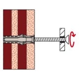 fischer Rawlplug SX Plus 8x40 BigPack, Dyvel Lys grå