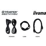 iiyama G-MASTER GB2741HSU-B1 computerskærm 68,6 cm (27") 1920 x 1080 pixel Fuld HD Sort, Gaming Skærm Sort (mat), 68,6 cm (27"), 1920 x 1080 pixel, Fuld HD, Sort