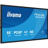 iiyama ProLite T5529AS-B1AG, LED-skærm Sort (mat)