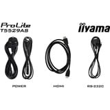 iiyama ProLite T5529AS-B1AG, LED-skærm Sort (mat)