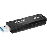 ADATA SC610 2 TB USB Type-A 3.2 Gen 2 (3.1 Gen 2) Sort, Solid state-drev Sort, 2 TB, USB Type-A, 3.2 Gen 2 (3.1 Gen 2), 550 MB/s, 10 Gbit/sek., Sort