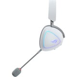 ASUS ROG Delta II Headset Kabel & trådløs Spil USB Type-C Bluetooth Hvid, Gaming headset Hvid, Kabel & trådløs, 20 - 20000 Hz, Spil, 318 g, Headset, Hvid