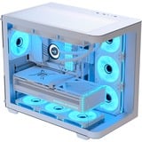 Aerocool P500C Midi Tower Hvid, Towerkabinet Hvid, Midi Tower, PC, Hvid, ATX, micro ATX, Mini-ITX, SPCC, Hærdet glas, Spil
