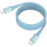 Ansmann Silikonekabel USB-C til USB-C Blå