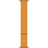 Apple 40mm California Poppy Leather Link - M/L Band Orange Læder, Urrem Gul, Band, Orange, Apple, Watch, Læder, California Poppy