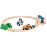 BRIO World Starterset godstog med kran A 
