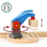 BRIO World Starterset godstog med kran A 