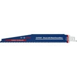 Bosch 2 608 900 399 stiksav, rullesav & sabelsavklinge Saber savklinge High Carbon Steel (HCS) 3 stk Saber savklinge, Byggetræ med søm, Hårdt træ, Plast, Træ, Træ med søm, High Carbon Steel (HCS), Blå, 17,5 cm, 5 - 7