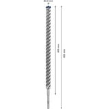 Bosch Expert 2608900147 Spiralbor 1 stk, Boremaskine Borehammer, Spiralbor, 2,2 cm, 450 mm, Hård beton, 40 cm