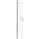 Bosch Expert SDS plus-7X Hammer drill bit 1 stk, Boremaskine Borehammer, Hammer drill bit, 1,4 cm, 465 mm, Beton, Sten, 40 cm
