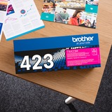 Brother TN-423M tonerpatron 1 stk Original Magenta 4000 Sider, Magenta, 1 stk