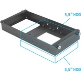 Chieftec CN-01B-OP computeretui Terning Sort, Cube sag Sort, Terning, PC, Sort, Mini-ITX, SPCC, Hjemme/kontor