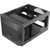 Chieftec CN-01B-OP computeretui Terning Sort, Cube sag Sort, Terning, PC, Sort, Mini-ITX, SPCC, Hjemme/kontor