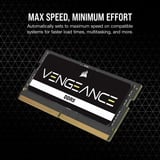 Corsair CMSX32GX5M1A5600C48, Hukommelse Sort