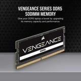 Corsair SO-DIMM 32 GB DDR5-5600 (1x 32 GB), Hukommelse Sort