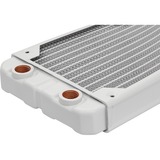 Corsair XR5 Kølerlegeme, Radiator Hvid, Kølerlegeme, Messing, Cooper, Hvid, 1/4", 60 °C, 396 mm