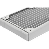 Corsair XR5 Kølerlegeme, Radiator Hvid, Kølerlegeme, Messing, Cooper, Hvid, 1/4", 60 °C, 396 mm