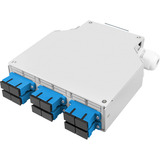 Digitus LWL DIN-skinneboks OS2 udstyret med SC-adapter og pigtail, Splejse boks 