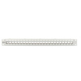 Digitus Modulært patchpanel, 24-porte, ubelagt, rackmontering, Patch Panel grå