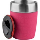 Emsa TRAVEL CUP kop Lyserød, Thermo mug Hindbær/rustfrit stål, Enkelt, 0,2 L, Lyserød