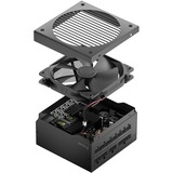 Fractal Design Ion Gold 850W enhed til strømforsyning 24-pin ATX ATX Sort, PC strømforsyning Sort, 850 W, 100 - 240 V, 50/60 Hz, 10 A, 120 W, 22 A