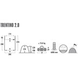 High Peak Trentino 2.0, Telt grå/Lime