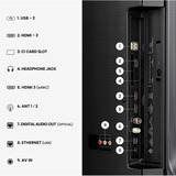 Hisense 58E7S, QLED TV Sort
