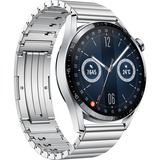 Huawei WATCH GT 3 3,63 cm (1.43") 46 mm AMOLED Rustfrit stål GPS (satellit), SmartWatch Sort/Sølv, 3,63 cm (1.43"), AMOLED, Berøringsskærm, 4 GB, GPS (satellit), 42,6 g