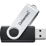 Intenso Office Line 128 GB, USB-stik Sølv/Sort