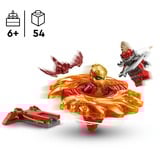 LEGO Kais drage-Spinjitzu-spinner, Bygge legetøj Byggesæt, 6 År, Plast, 54 stk, 115 g