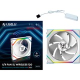 Lian Li UNI FAN SL120 Wireless, Sag fan Hvid