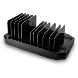 Lindy 73435 oplader til mobil enhed Smartphone, Tablet Sort Vekselstrøm Hurtig opladning Indendørs, Ladestation Sort/grå, Indendørs, Vekselstrøm, 5 V, 0,9 m, Sort