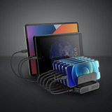 Lindy 73435 oplader til mobil enhed Smartphone, Tablet Sort Vekselstrøm Hurtig opladning Indendørs, Ladestation Sort/grå, Indendørs, Vekselstrøm, 5 V, 0,9 m, Sort