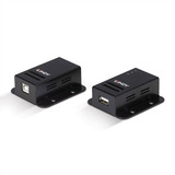 Lindy USB 2.0 Cat.6 Extender, USB-forlænger Sort