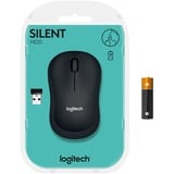 Logitech M220 Silent mus Ambidextrous RF trådløst Optisk 1000 dpi grå, Ambidextrous, Optisk, RF trådløst, 1000 dpi, Kul