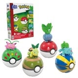 Mattel Pokémon Grass-Type Trainer Team, Bygge legetøj Byggesæt, 6 År, Plast, 118 stk, 374,2 g