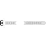 SAMSUNG ET-SXR86SWEGEU Smart bærbart (wearable) tilbehør Band Sort, Hvid Fluoroelastomer, Urrem Hvid, Band, SmartWatch, Sort, Hvid, Samsung, Galaxy Watch 4, Fluoroelastomer