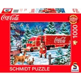 Schmidt Spiele Coca Cola: Julelastbil, Puslespil 