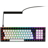 Sharkoon SKILLER SGK50 S2, Gaming-tastatur Hvid, DE-layout, Gateron Brown