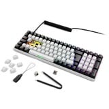 Sharkoon SKILLER SGK50 S2, Gaming-tastatur Hvid, DE-layout, Gateron Brown
