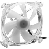 Sharkoon Shark Disc Computerkabinet Ventilator 12 cm Transparent 1 stk, Sag fan gennemsigtig, Ventilator, 12 cm, 1000 rpm, 17,5 dB, 59 m³/t, Transparent