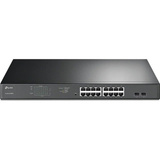 TP-Link TL-SG1218MPE Administreret L2 Gigabit Ethernet (10/100/1000) Strøm over Ethernet (PoE) 1U Sort, Switch Administreret, L2, Gigabit Ethernet (10/100/1000), Strøm over Ethernet (PoE), Stativ-montering, 1U