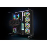 Thermaltake CL-F088-PL12SW-C Computerkølesystem Computerkabinet Ventilator 12 cm Sort, Hvid, Sag fan Sort, Ventilator, 12 cm, Sort, Hvid