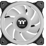 Thermaltake CL-F088-PL12SW-C Computerkølesystem Computerkabinet Ventilator 12 cm Sort, Hvid, Sag fan Sort, Ventilator, 12 cm, Sort, Hvid
